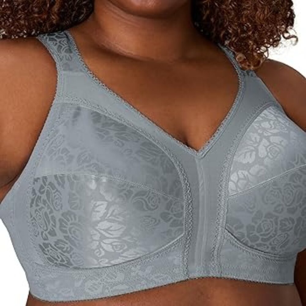 Playtex 18 Hour Ultimate Shoulder Comfort  Bra Smoked Liliac 42 DD Style 4693
